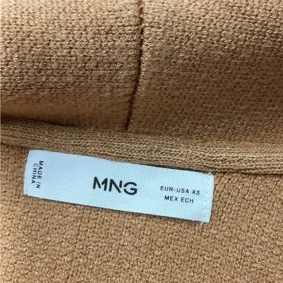 Mango Tan Longline Cardigan - Picture 3 of 5